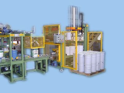 全自動液體化工灌裝生產(chǎn)線 涂料灌裝_包裝機(jī)械欄目